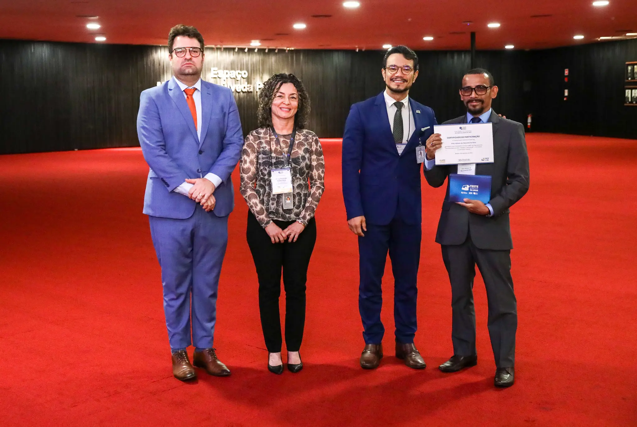 Certificado de investigador do Teste da Urna